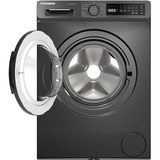 Telefunken W-8-1400-A-DI, Waschmaschine schwarz/inox