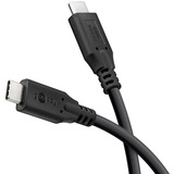goobay USB4 Gen 3x2 Kabel, USB-C Stecker > USB-C Stecker, 40Gbit/s schwarz, 2 Meter, PD, Laden mit bis zu 100 Watt