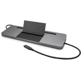 i-tec USB-C Metal Ergonomic Triple 4K Docking Station, Dockingstation grau, mit Ladegerät