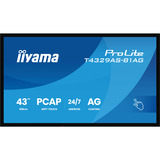 iiyama ProLite T4329AS-B1AG, LED-Monitor 108 cm (42.5 Zoll), schwarz (matt), UltraHD/4K, VA, Touchscreen, Android, USB-C