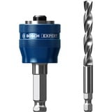 Bosch EXPERT Power Change Plus Adapter, Hex 11mm blau, 2-teilig, mit HSS-G Zentrierbohrer Ø 7,15mm x105mm