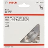 Bosch Professional Schlitzfräser Ø 105mm x 20mm, 22Z für Schattenfugenfräse GUF 4-22 A und PSF 22 A