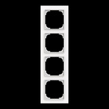 Busch-Jaeger Abdeckrahmen vierfach, Abdeckung weiß, Retail