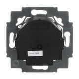 Busch-Jaeger Jalousiecontrol-Einsatz 2 Schließer 3 Ampere 690 Voltampere Typ 6411 U-101, Schalter schwarz (glänzend), Retail