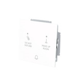 Busch-Jaeger Klingeltaster Do Not Disturb Make Up Room Flureinheit 24 Volt weiß, Retail
