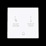 Busch-Jaeger Klingeltaster Do Not Disturb Make Up Room Flureinheit 24 Volt weiß, Retail