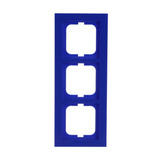 Busch-Jaeger Rahmen 3-fach blau, Retail