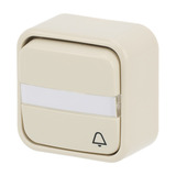 Busch-Jaeger Wipptaster Schließer einpolig Aufputz 2621 NAP/KI weiß, Retail