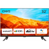 CHiQ L32G7LX, LED-Fernseher 80 cm(32 Zoll), schwarz, WXGA, AndroidTV, Triple Tuner