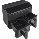 Cosori Heißluftfritteuse Dual Basket CAF-R901-AEU schwarz, 1.750 Watt, 2 Körbe je 4,25 Liter, mit Sichtfenster