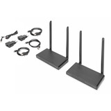 Digitus Wireless HDMI KVM Extender Set, HDMI Verlängerung schwarz, 200 m