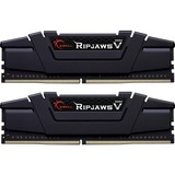 G.Skill DIMM 64 GB DDR4-3600 (2x 32 GB) Dual-Kit, Arbeitsspeicher schwarz, F4-3600C18D-64GVK, Ripjaws V, INTEL XMP
