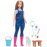 Mattel Barbie Hoftierärztin, Spielfigur 10 Zubehörteile