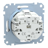 Merten Schutzkontakt-Steckdose mit Schraub-Liftklemmen aluminium, Retail