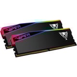 Patriot DIMM 64 GB DDR5-6000 (2x 32 GB) Dual-Kit, Arbeitsspeicher schwarz, VEUR564G6028K, Viper Elite 5 Ultra RGB, INTEL XMP, AMD EXPO