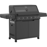 RÖSLE Gasgrill ALLFLAME Hero 6 schwarz, 800° Primezone, Backburner, Vario+ Grillrostsystem