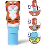 Spin Master Melissa & Doug - Sticker WOW! Tiger Aufkleberstempel & Block, Basteln 