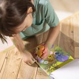 Spin Master Melissa & Doug - Sticker WOW! Tiger Aufkleberstempel & Block, Basteln 