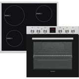 Telefunken B-HS-75-I-I, Herdset schwarz/edelstahl