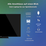 Telefunken XU65VP750M, LED-Fernseher 164 cm (65 Zoll), schwarz, UltraHD/4K, Tripple-Tuner, SmartTV, VIDAA-Betriebssystem