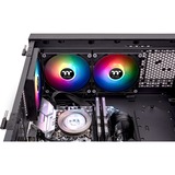 Thermaltake CT140 ARGB Sync PC Cooling Fan, Gehäuselüfter schwarz, 2er Pack, 140 mm