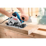 Bosch Handkreissäge GKS 55+ GCE Professional blau, 1.350 Watt, L-BOXX, Führungsschiene FSN 1400