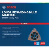 Bosch Professional Expert Carbide Schleifplatte AVZ 90 RT6 MultiMaterial, Ø 90mm, Schleifscheibe Starlock, K60