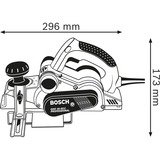Bosch Professional Hobel GHO 40-82 C Professional, Elektrohobel blau/schwarz, L-BOXX, 850 Watt