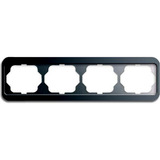 Busch-Jaeger Abdeckrahmen vierfach Rahmen waagerecht platin, Retail