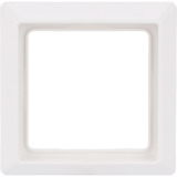 Busch-Jaeger Rahmen einfach für Unterputzmontage, Allwetter 44, Schutzart IP44, Kunststoff, glänzend weiß (glänzend), Retail