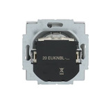 Busch-Jaeger Schutzkontaktsteckdose Einsatz aluminium, Retail