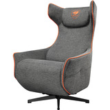 Cougar Gaming-Sofa Magus Gray, Gaming-Stuhl grau/orange
