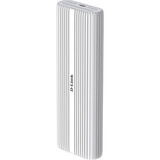 D-Link USB-C 4.0 M.2 NVMe SSD Enclosure, Laufwerksgehäuse weiß