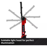 EINHELL Power X-Change Akku-Lampe TE-CL 18/1000 S Li - Solo, 18Volt, LED-Leuchte rot, ohne Akku und Ladegerät