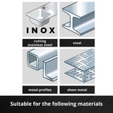 EINHELL Trennscheibe dünn, Ø 230 x 2,0mm, 10 Stück für Winkelschleifer