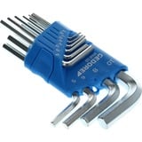 GEDORE Winkelschraubendreher-Satz, 10-teilig 1,3mm - 10mm, mit Halteclip