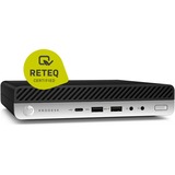 HP ProDesk 600 G3 Desktop-Mini-PC Generalüberholt schwarz, Windows 10 Pro 64-Bit