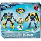 Hasbro Transformers EarthSpark Cyber-Combiner Bumblebee und Mo Malto, Spielfigur 