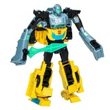 Hasbro Transformers EarthSpark Cyber-Combiner Bumblebee und Mo Malto, Spielfigur 
