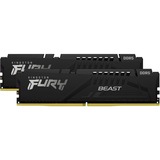 Kingston FURY DIMM 32 GB DDR5-5600 (2x 16 GB) Dual-Kit, Arbeitsspeicher schwarz, KF556C36BBEK2-32, Fury Beast    , INTEL XMP, AMD EXPO