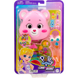 Mattel Polly Pocket Glücksbärchis Spielset Schatulle mit Puppen und Zubehör 