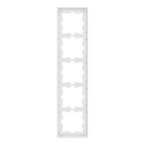 Merten Rahmen fünffach Kristallweiß weiß, Retail