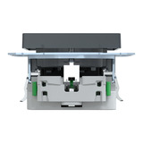 Merten Schutzkontakt Steckdose mit USB Ladegerät, Unterputz, 16 Ampere, 250 Volt, MEG2366-0414 anthrazit, Retail