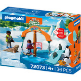 PLAYMOBIL 72073 Animals & Friends Zoo: Eis-Expedition, Konstruktionsspielzeug 