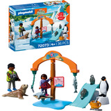 PLAYMOBIL 72073 Animals & Friends Zoo: Eis-Expedition, Konstruktionsspielzeug 