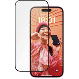 PanzerGlass Ceramic Displayschutz Ultra-Wide Fit, Schutzfolie transparent, iPhone 15, EasyAligner