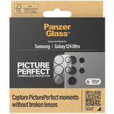 PanzerGlass PicturePerfect Kameraschutz, Schutzfolie transparent/schwarz, Samsung Galaxy S24 Ultra