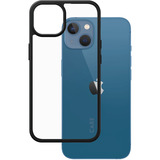 PanzerGlass Urban Combat Case, Handyhülle transparent/schwarz, iPhone 14 / 13, MagSafe