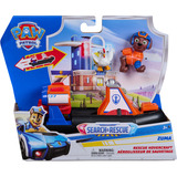 Spin Master PAW Patrol - Search & Rescue: Zumas Rettungs-Hovercraft mit 2 Figuren, Spielfahrzeug 