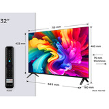 TCL 32SF560, QLED-Fernseher 81 cm (32 Zoll), schwarz, FullHD, Triple Tuner, Fire TV